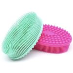 Silicone bath brush